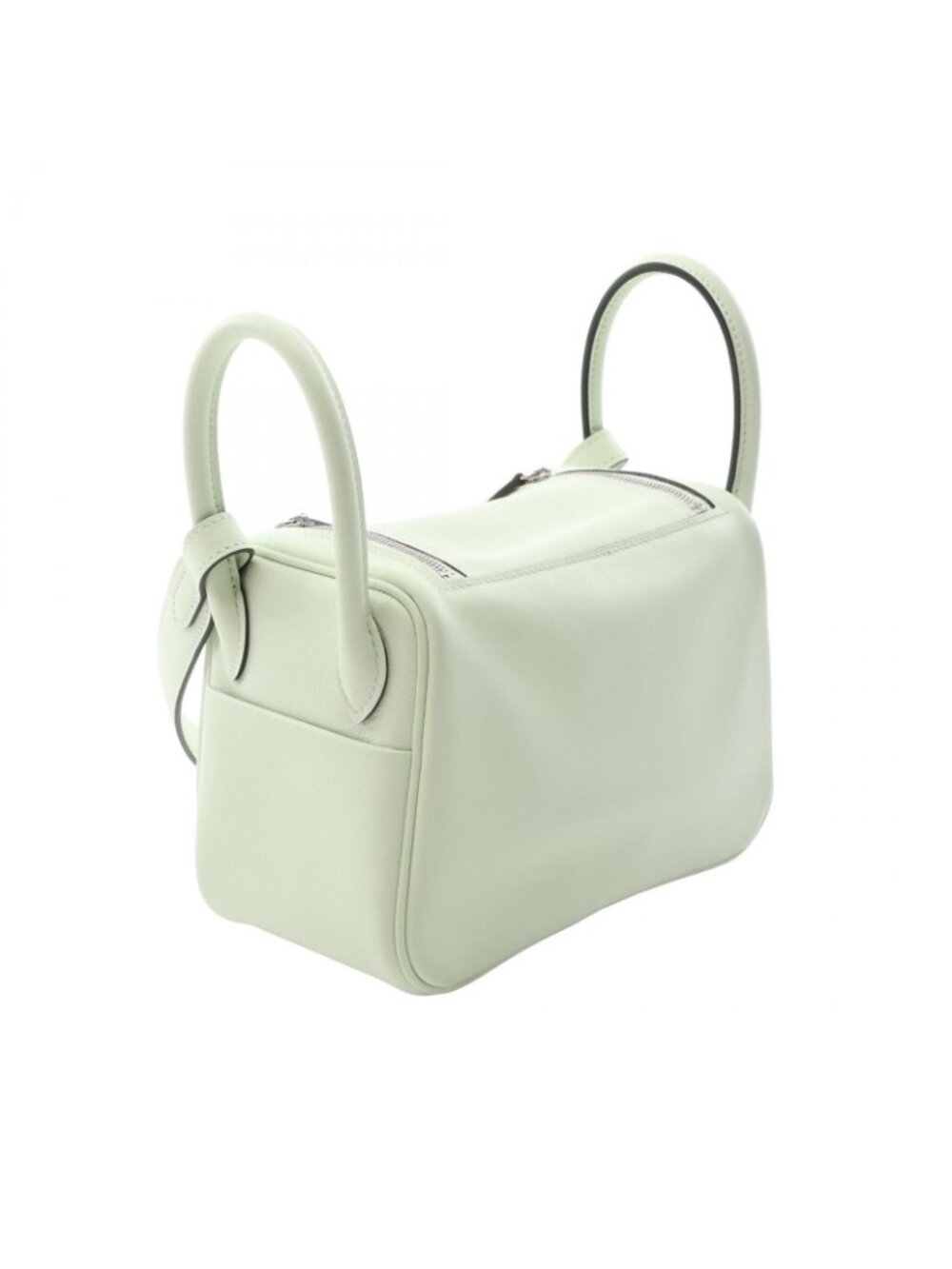 Hermes Shoulder Bag Lindy Mini Vert Fizz Leather Calf - Picture 2 of 7